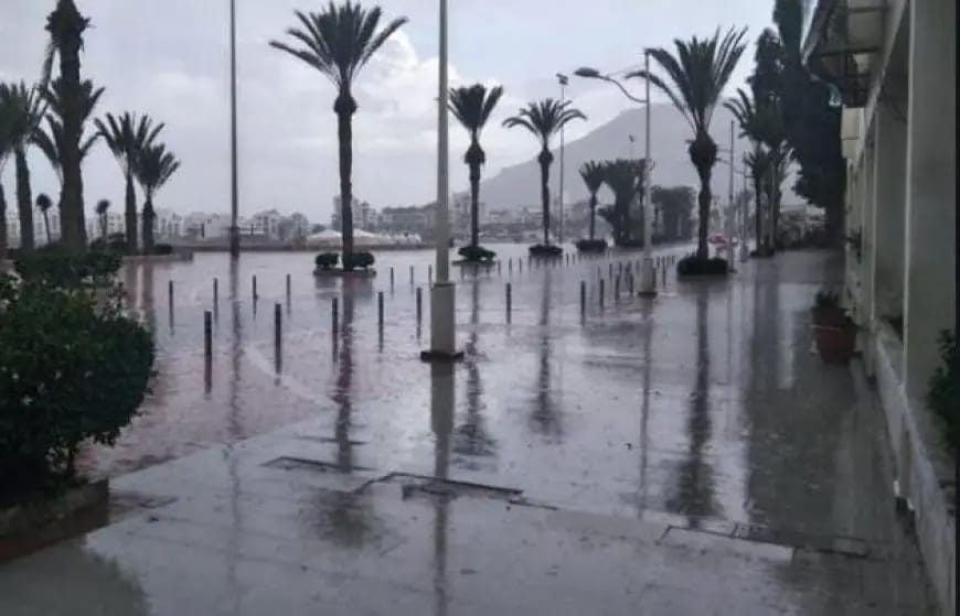 Agadir.. Les précipitations se poursuivent jusqu'à dimanche midi