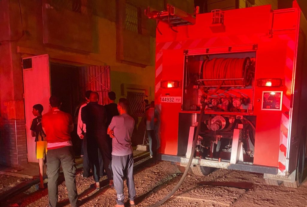 Un incendie cause de graves dégâts matériels dans une maison dans la province de Jerada