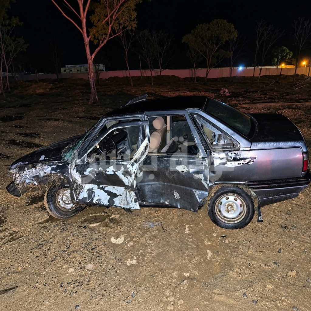 Jerada : Collision entre deux véhicules à l'entrée ouest de la ville, un blessé