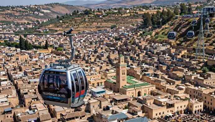 Fès ouvre la porte à un projet de téléphérique touristique