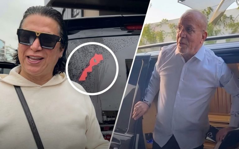 Nawfal Moussa (Sofia Tahlouni) reçoit Hafid Derradji en Turquie avec une carte du Maroc